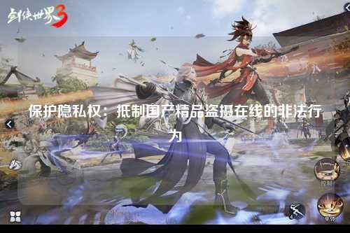 保护隐私权：抵制国产精品盗摄在线的非法行为