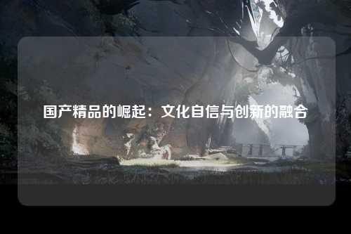 国产精品的崛起：文化自信与创新的融合