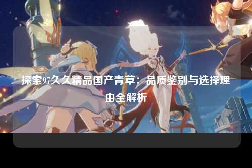 探索97久久精品国产青草：品质鉴别与选择理由全解析